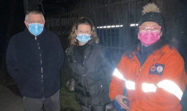 Il sindaco Enrico Puricelli, la consigliera di Lonate Linda Alessandra Bighetti ed Elisabetta Scandolara della Prociv  (foto Redazione)