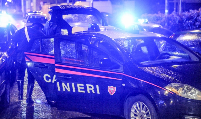 Carabinieri notte (foto Archivio)
