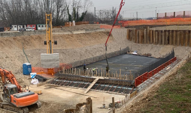 Il cantiere del sottopasso a Sant’Anna dopo anni di richieste da parte della popolazione