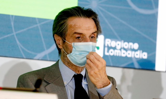 Il Presidente di Regione Lombardia Attilio Fontana  (Ansa)
