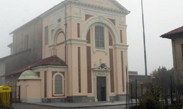 Uno scorcio della chiesa di Sant’Ambrogio (Archivio)