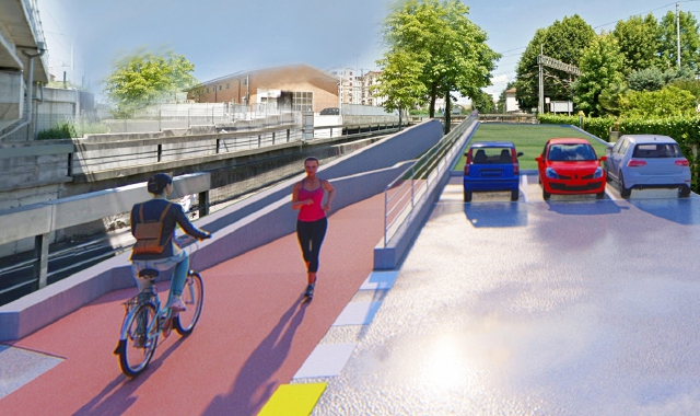 Il sottopasso di via Milano è da rifare: ecco il rendering di quello nuovo (foto Blitz)
