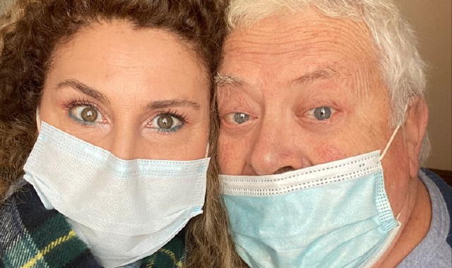 Pasquale Fanelli con la figlia Francesca