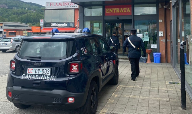L’intervento dei carabinieri di Luino a Mesenzana