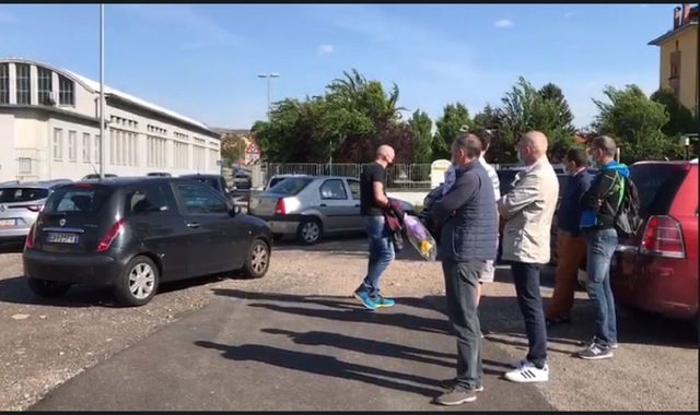 Un mazzo di fiori per Christian Martinelli