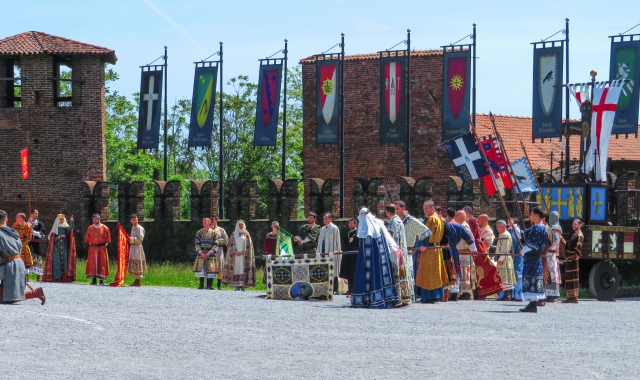 A Legnano è stato girato un filmato per la commemorazione della battaglia (foto Pubblifoto)
