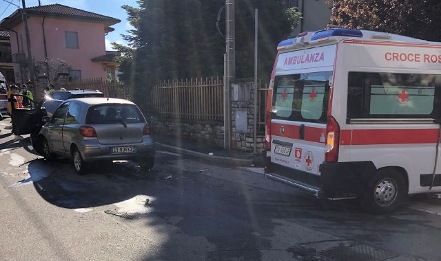 Il luogo dell’incidente, a Gorla Maggiore (foto Redazione)