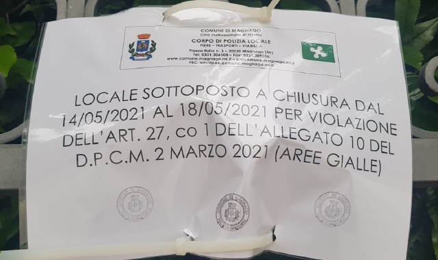 Festa di nozze abusiva al ristorante