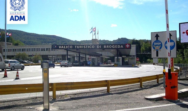 Il valico di Brogeda-Ponte Chiasso (foto Redazione)