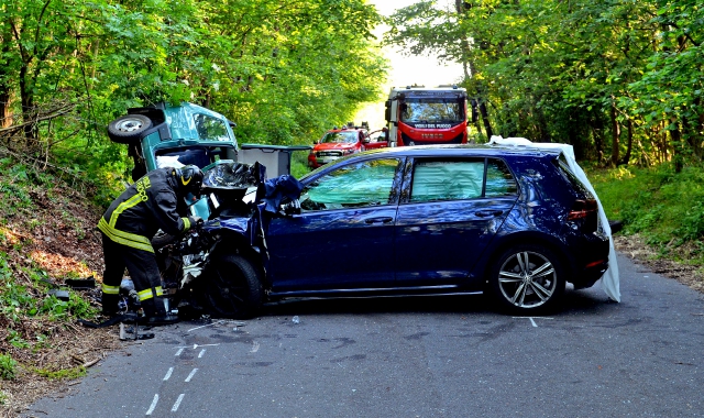 I due veicoli coinvolti (foto Blitz)