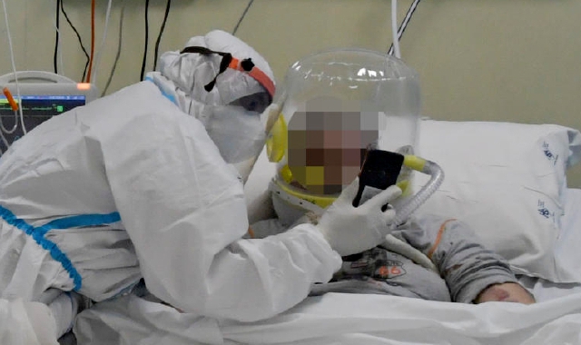 Un reparto Covid di terapia sub intensiva (Ansa)