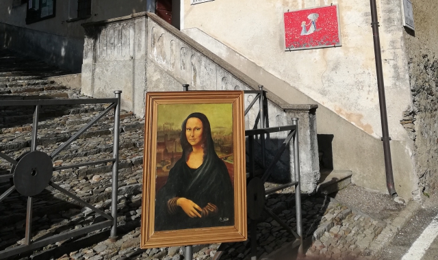 Il celebre dipinto era stato rubato da Vincenzo Peruggia di Dumenza (foto Redazione)