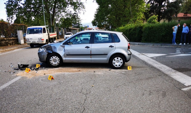 La Volkswagen Polo coinvolta nell’incidente