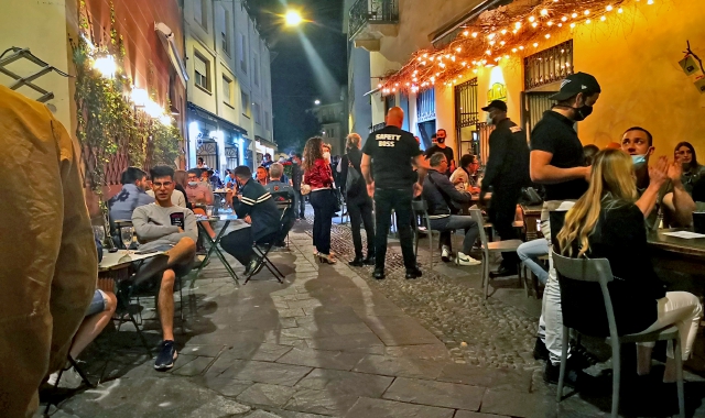 Via Vetera e piazza Beccaria saranno chiuse al traffico dalle 20 all’una di notte (foto Archivio)