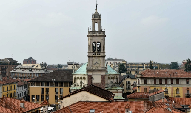 Una veduta del centro di Busto Arsizio (Blitz)
