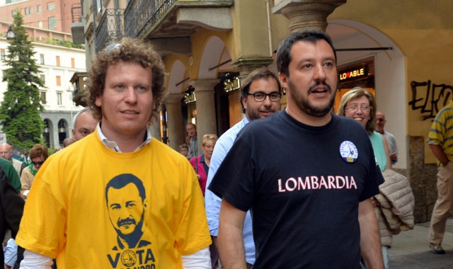 Matteo Bianchi con Matteo Salvini (foto Blitz)