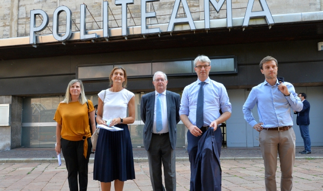 Ieri la presentazione del bando, presente il sindaco Davide Galimberti  (foto Blitz)