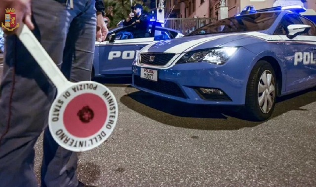 Interventi della polizia a Busto Arsizio (foto polizia)
