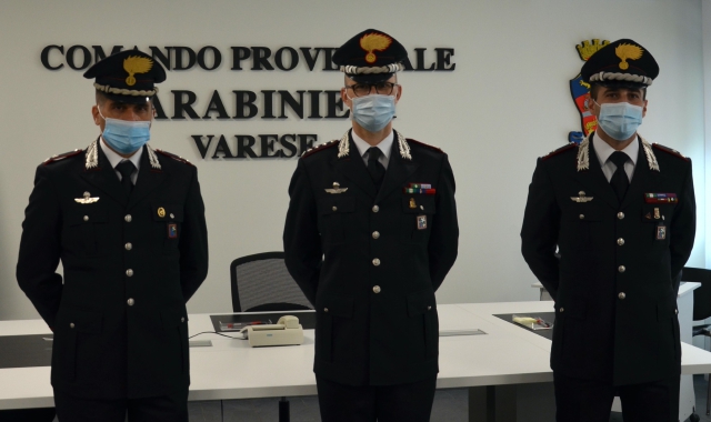 La cerimonia al Comando provinciale dei Carabinieri