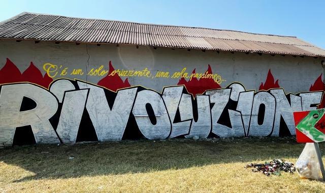 Uno dei graffiti
