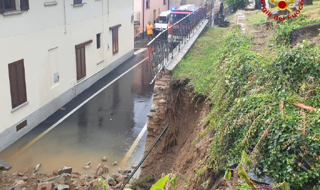 Il maltempo ha provocato numerosi danni nel Varesotto (foto Redazione)