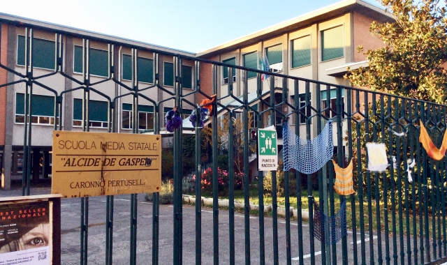 La scuola media De Gasperi