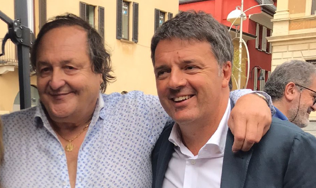 Gigi Farioli con Matteo Renzi