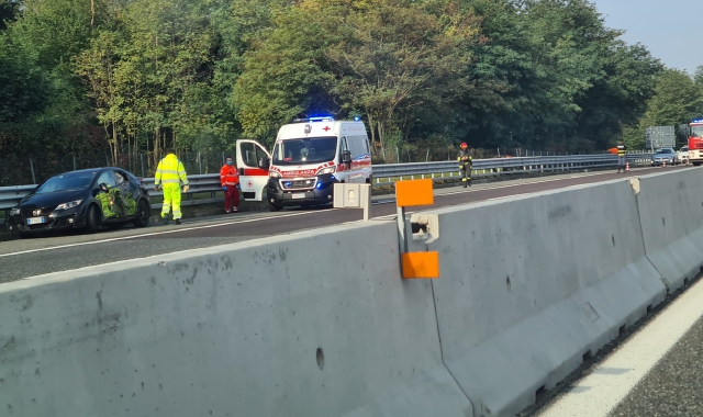 ’incidente di questa mattina (foto Redazione)