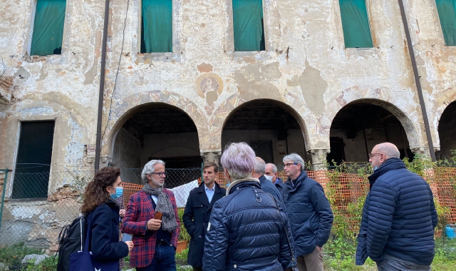 Oggi il sopralluogo a Biumo Inferiore (foto Redazione)