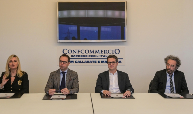 La presentazione del Gran Galà del commercio (foto Blitz)