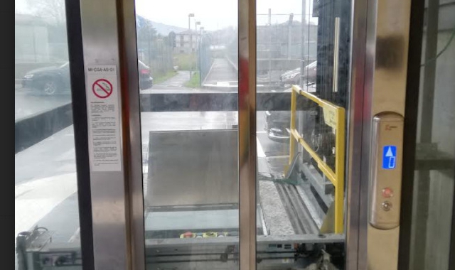 L’ascensore guasto alla stazione di Gaggiolo