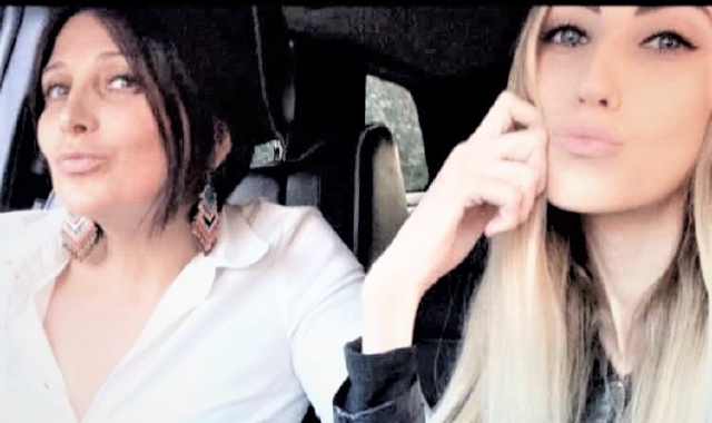Alice Perdoncin con la madre Debora Pignata (foto Redazione)