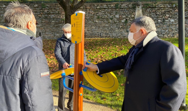 Il parco dei nonni (foto Redazione)