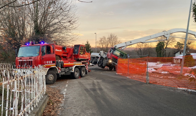 Il cantiere dove si è verificata la tragedia  (foto Stefano Benvegnù)