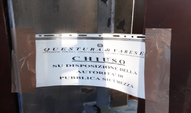 Castelseprio, locale chiuso per 15 giorni