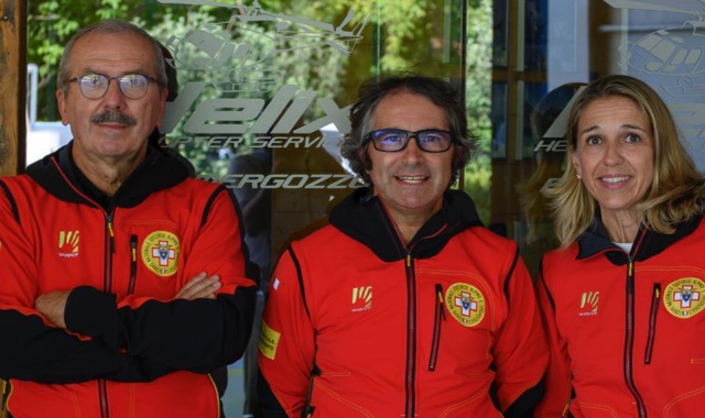 I vertici del Soccorso alpino nel Vco (foto Redazione)