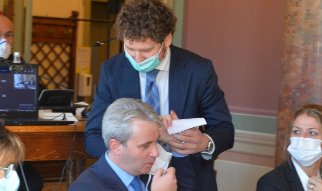 Matteo Bianchi, voto contrario alle linee programmatiche del sindaco Davide Galimberti (foto Blitz)