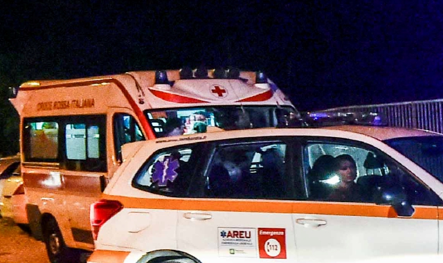 Sul posto sono intervenuti i sanitari del 118