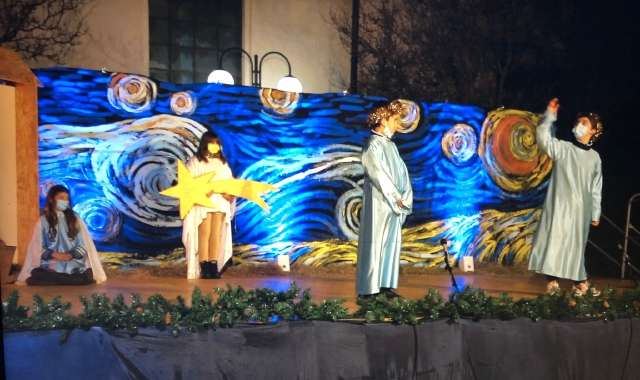 Un momento della sacra rappresentazione