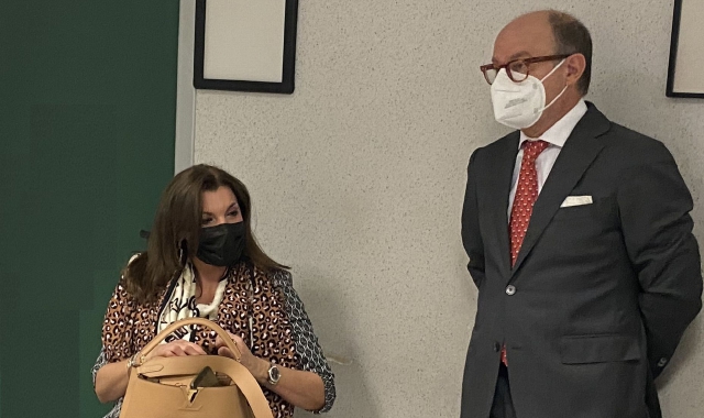 Il pubblico ministero Nadia Calcaterra e l’avvocato Roberto Craveia