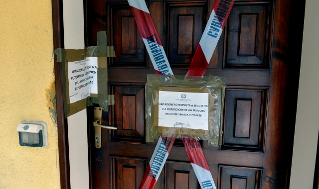 Il delitto si è consumato in via Cuffia a Morazzone (foto Blitz)