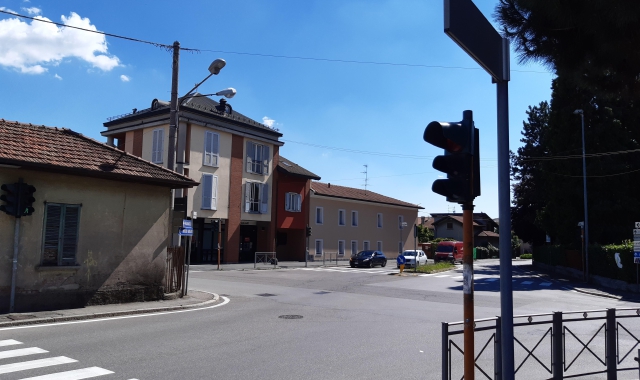 L’incrocio tra via San Pio X e via Gasparoli (Red.)