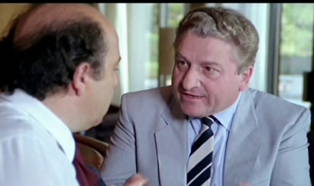 Camillo Milli con Lino Banfi (foto redazione)