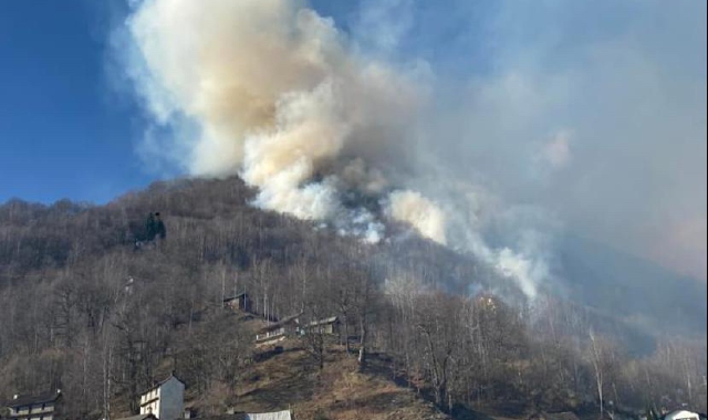 Brucia anche la Valle Cannobina