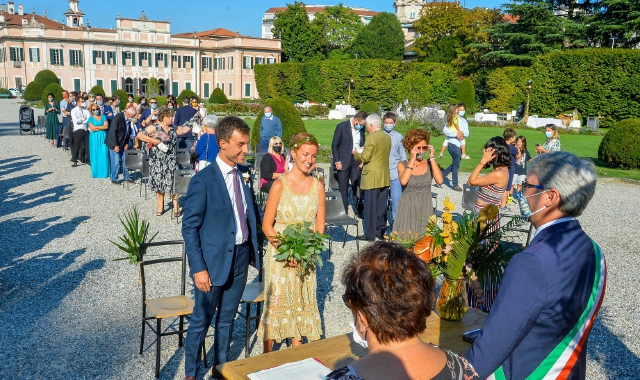 Il matrimonio dell’assessore Civati ai Giardini Estensi