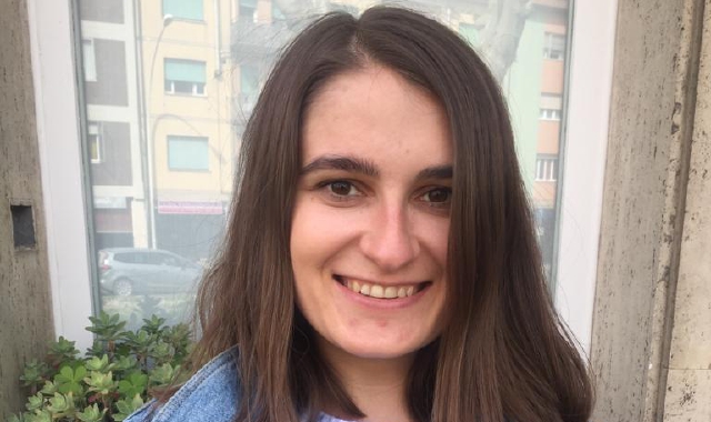 La ricercatrice universitaria Viktoriia Lapa