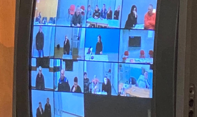Gli imputati in videoconferenza durante il processo di primo grado. Depositate le motivazioni dell’appello