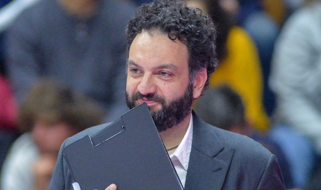 Stefano Lavarini, ex tecnico dell’Uyba, ora a Novara (foto Todaro)