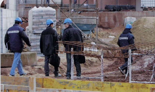 I controlli eseguiti nel cantiere delle tre ville a schiera