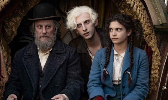 Giorgio Tirabassi con Pietro Castellitto e Aurora Giovinazzo in “Freaks Out”